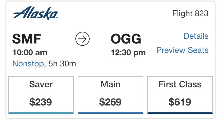 Air Ticket to Alaska