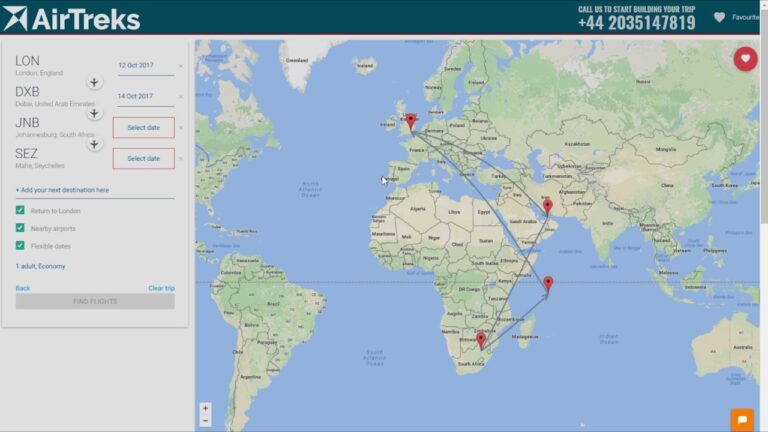 Airplane Trip Planner
